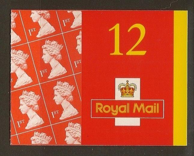 GB 2001 Barcode Booklet MF2 c£14