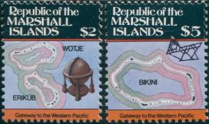 Marshall Islands 1984 SG18-19 Maps MNH