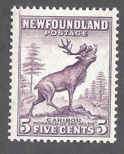 Canada NEWFOUNDLAND # 191 VF MINT NH DIE II BUT LIGHT VIOLET SHADE BS27805