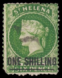 St. Helena Scott 17 (1873) Used F, CV $20.00 C