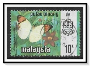 Penang #78 State Crest & Butterflies Used