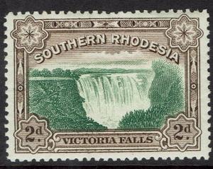 SOUTHERN RHODESIA 1932 VICTORIA WATERFALL 2D MNH **