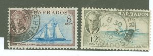 Barbados #221-222 Used Multiple