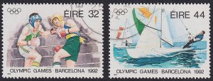 Ireland - 1992 - Scott #854-855 - used (CTO) - Sport Barcelona Olympic Games