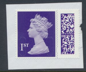 GB 1st Purple Security Barcoded Machin Yr code 22 Source F  see detail & scans