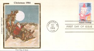 #2108 Santa Claus Colorano FDC
