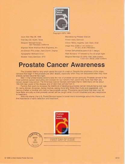 U.S. Souvenir Page SP1312 Prostate Cancer 3315  