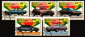 Madagascar / Malagasy Scott 1106 - 1107 and 1109 - 1111 used Short set