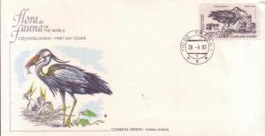 Czech. FDC SC# 2459 Common Heron L146