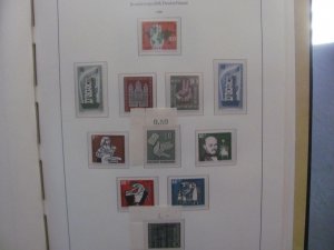 GERMANY MNH 1949-1972 (4) LIGHTHOUSE & SCHAUBEK ALBUMS COMPLETE  SIGNED (38)