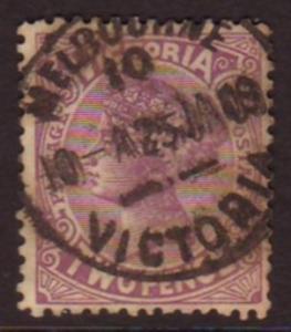 Victoria 1901 Sc#220, SG#387 2d Purple Queen Victoria USE...