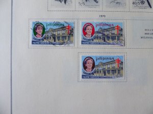 Philippines 1960-1973 Stamp Collection on Scott International Album Pages