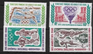 AFARS & ISSAS SG578/81 1972 OLYMPICS SET MNH