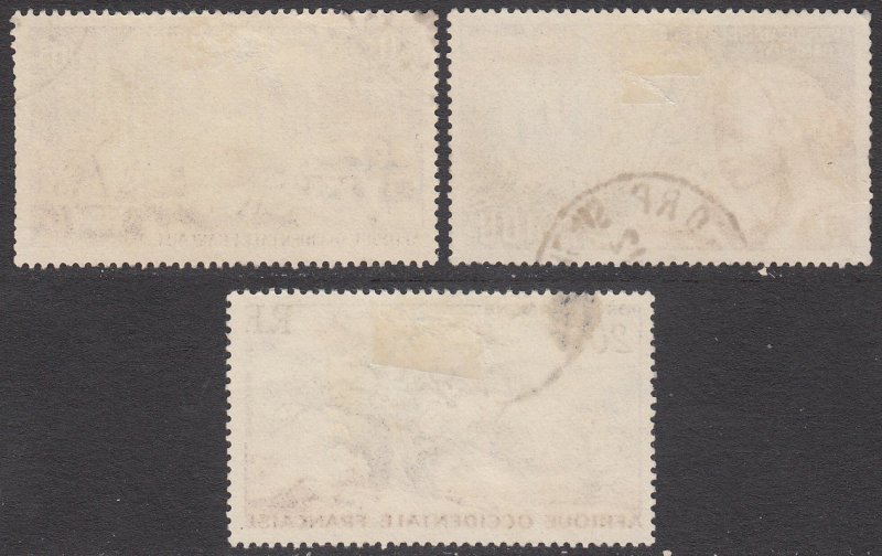 French West Africa C18-C20 Used CV $4.75