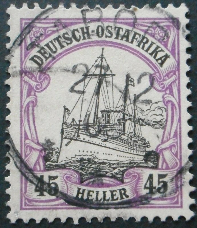 German East Africa 1905 Forty Five Heller with TABORA postmark