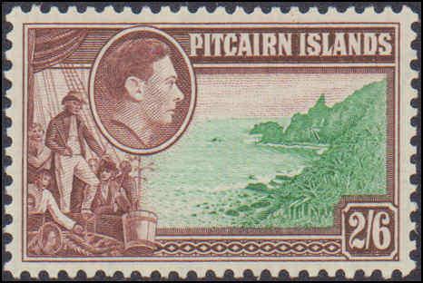 1940-1951 Pitcairn Islands #1-8, Complete Set(10), Hinged