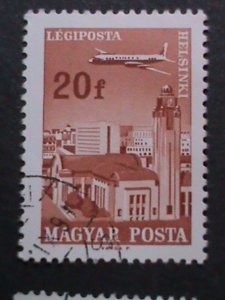 ​HUNGARY-AIRMAIL PLANE OVER HUNGARY  USED STAMPS VF WE SHIP TO WORLD WIDE