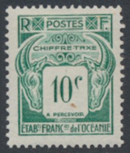 Oceania French Polynesia SC# J18 Postage Due MLH see details / scans