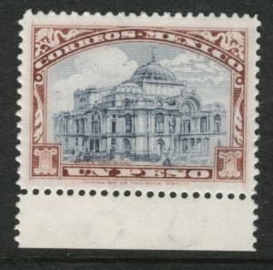 MEXICO Scott 649 MNH** 1923 1 peso palace stamp