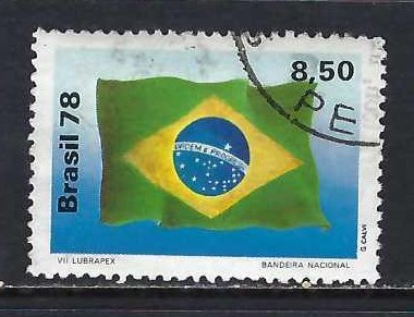 BRAZIL 1581 VFU FLAG 496C-3