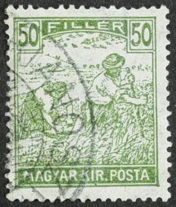 Hungary, 1920-1924, SC#338, Harvest (MAGYAR KIR. POSTA) Used, F