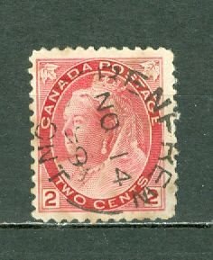 CANADA 1899  #QV  #77..  NICE  CANCELATION