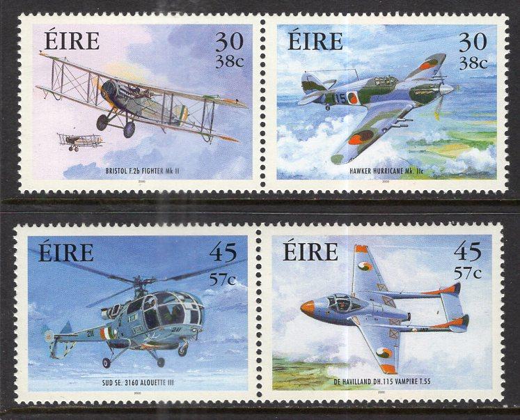 Ireland 1266-1269a Airplanes MNH VF