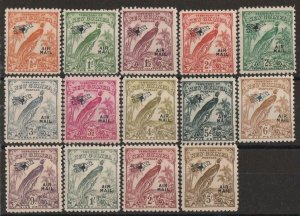 NEW GUINEA 1932 Undated Bird Airmails ½d to 5/-. MNH **.