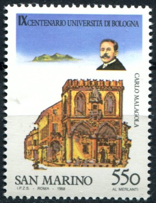 San Marino Sc#1153 MNH, 550L multi, 9th centenary of the University of Bologn...