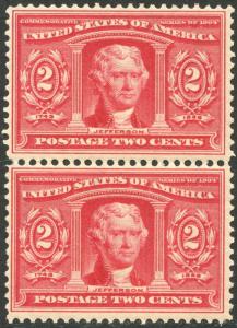 #324 VF OG NH PAIR CV $130.00 BP2069