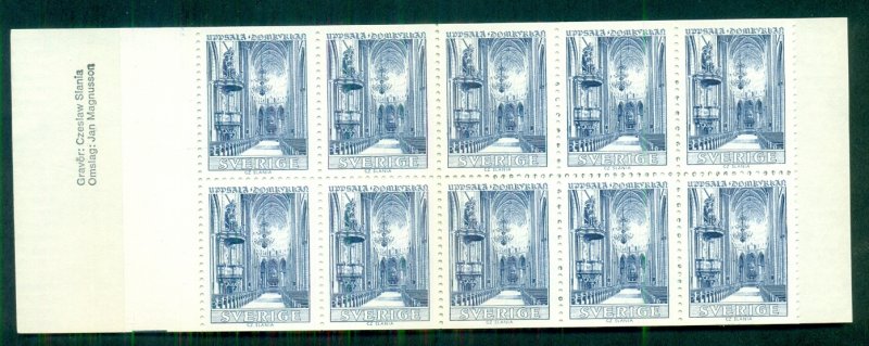 SWEDEN 1963 UPPSALA CATHEDRAL TEST BOOKLET, VF