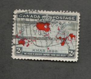   CANADA 1898, Map  VF-U # 85