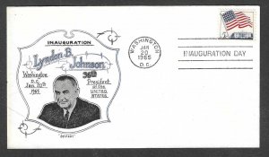 United States 1249   Inauguration Day cover