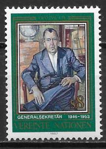 UN Vienna 67 Trygve Lei set MNH