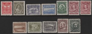 Newfoundland Scott # 87 - 97 set VF-OG mint lightly hinged scv $ 611 ! see pic !