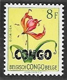 Congo Democratic Republic # 336 - Gloriosa, Overprint - MNH.....{KlBl24}