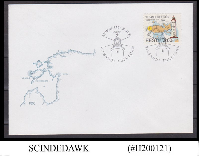 ESTONIA - 1999 ESTONIAN LIGHTHOUSE - FDC
