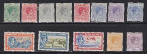 Bahamas # 100 / 112, Short Set, Mint Hinged, Third Cat.