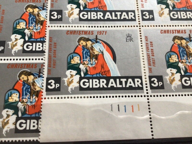 Gibraltar mint never hinged stamps  A13254