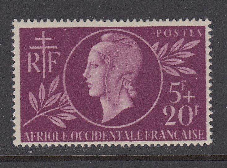 French West Africa, Scott B1 (Yvert 1), MHR