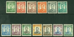 Sg 40-52 Du Sud Rhodesia 1937 Set 13. ½ D To 5 Frais Monté Excellent État Chat 