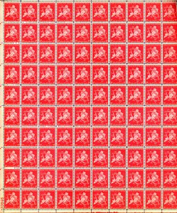 U.S. #C38 MINT OG NH FULL SHEET OF AIRMAIL STAMPS