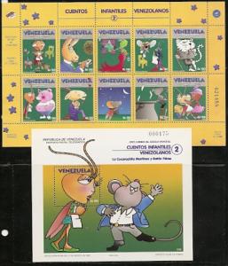 Venezuela 1597-8 1998 Childrens Stories m.s. and s.s. NH