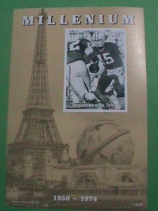 CHAD STAMP:1999-TWENTY CENTURY-AMERICAN SUPER BOWL -MINT NOT HING S/S SHEET