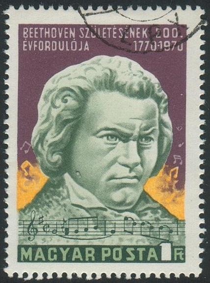 Hungary#2031 - Beethoven Statue - Used - (Hu444)