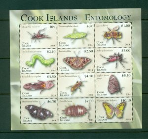 Cook Islands #1503 (2014 Insects and Bugs sheet)  VFMNH CV $76.00