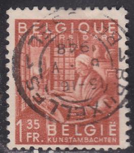 Belgium 376 Industrial Arts 1948