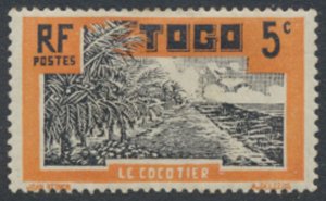 Togo    SC# 219  MH  Coconut Grove  see details/scans 