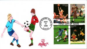 #3399-3402 Youth Team Sports B Line FDC