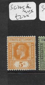 MALAYA STRAITS SETTLEMENTS (P0905B)  KGV 5C  SG 225C   MOG